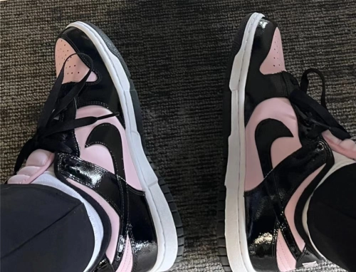 GB Nike Dunk Low Black Patent Leather review 