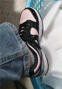 GB Nike Dunk Low Black Patent Leather review trina