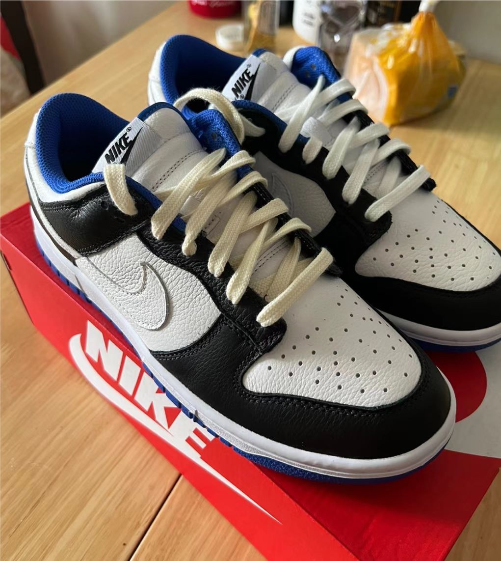 SX Nike Dunk Low White Black Royal review Aguinaldo
