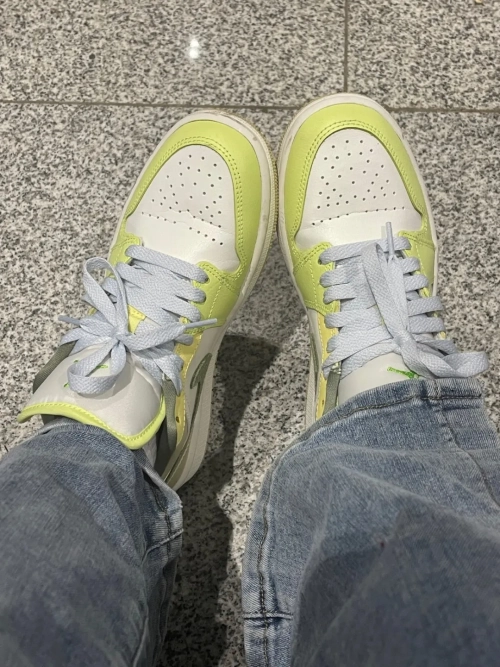 XH Air Jordan aj1 Low Green White review 