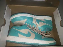 XH Air Jordan 1 Low Tropical Teal review Benjamin