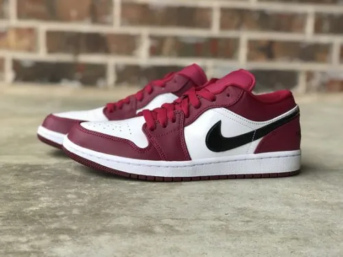 XH Air Jordan 1 Low Noble Red review 
