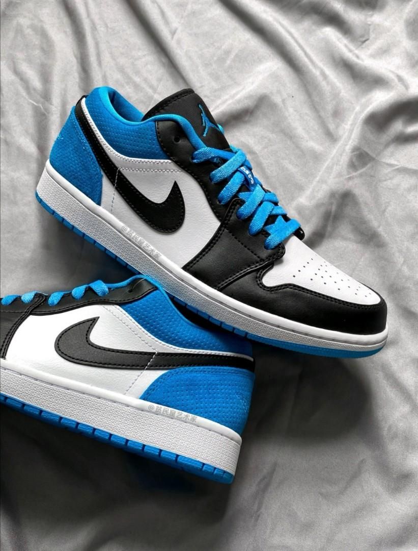 XH Air Jordan 1 Low SE Laser Blue review Hudson