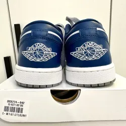 XH Air Jordan 1 Low Gray Blue review Nora 02