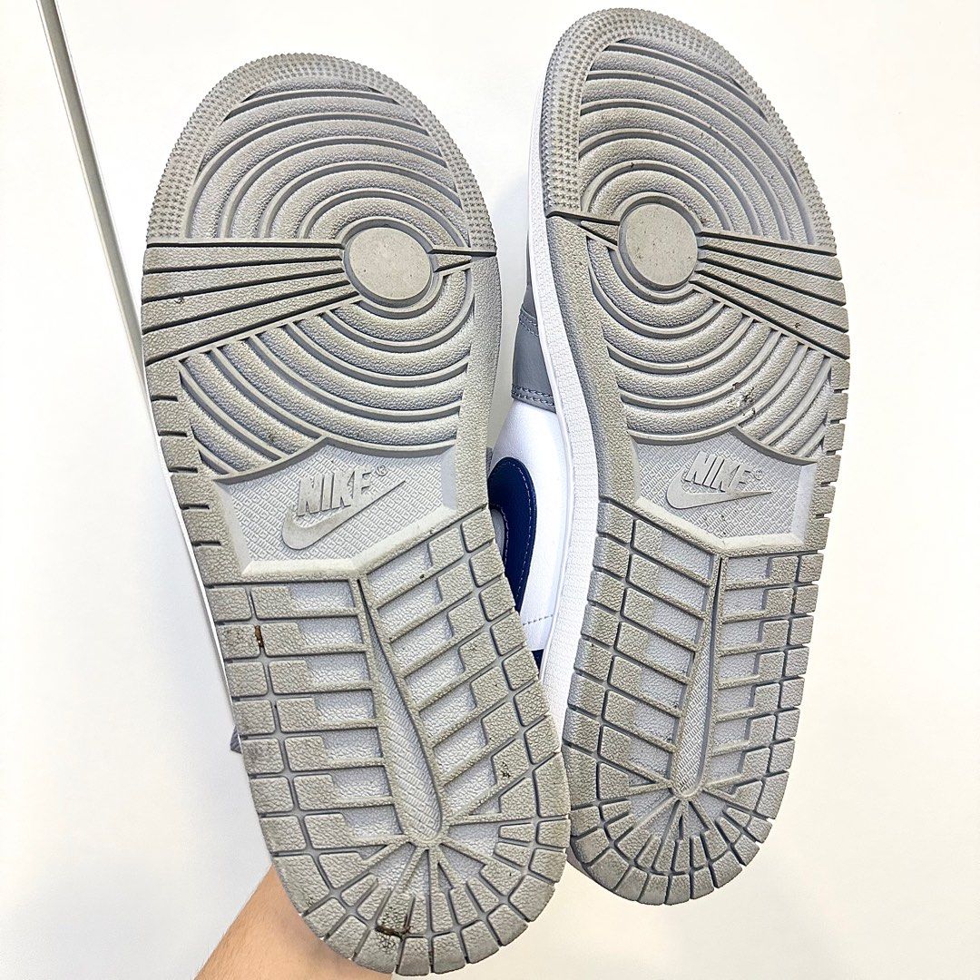 XH Air Jordan 1 Low Gray Blue review Nora 04