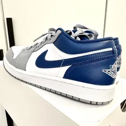 XH Air Jordan 1 Low Gray Blue review Nora 06