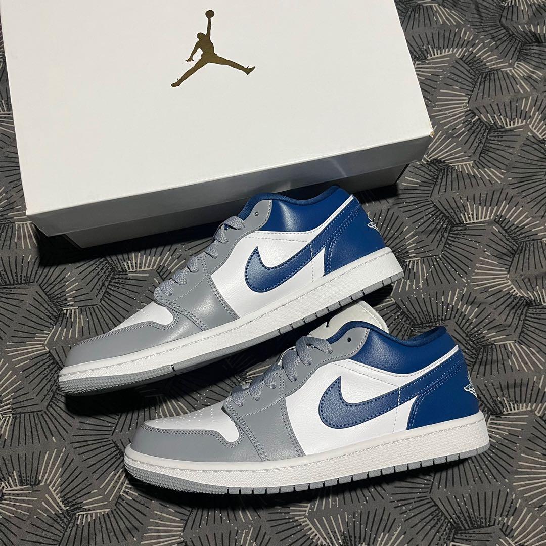 XH Air Jordan 1 Low Gray Blue review Hudson 01