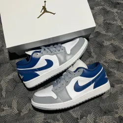 XH Air Jordan 1 Low Gray Blue review Hudson 02