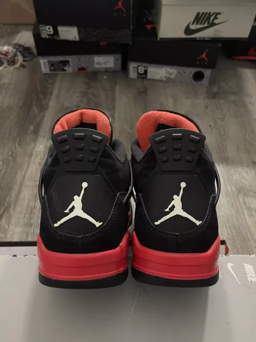 PB Batch  Air Jordan 4 Red Thunder review 
