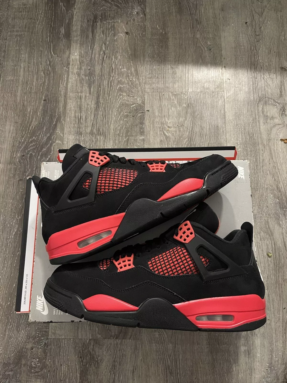 PB Batch  Air Jordan 4 Red Thunder review 1