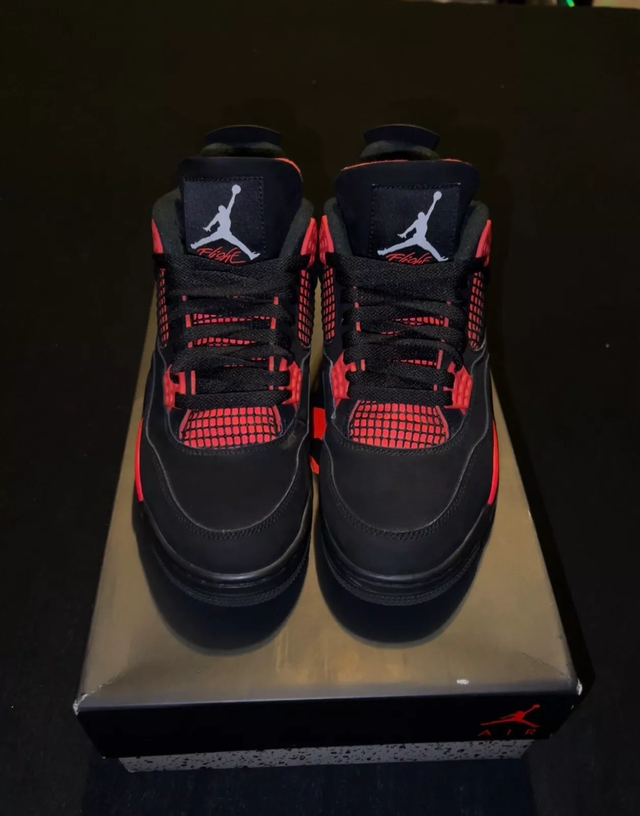 PB Batch  Air Jordan 4 Red Thunder review 1
