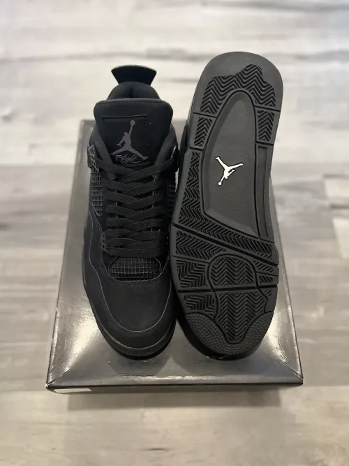 PB Batch  Air Jordan 4 Retro Black Cat review 