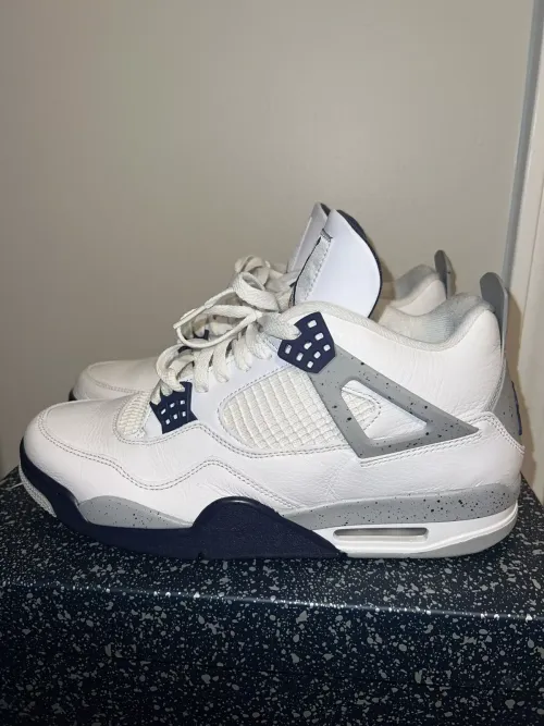 PB Batch  Air Jordan 4 Retro Midnight Navy review 