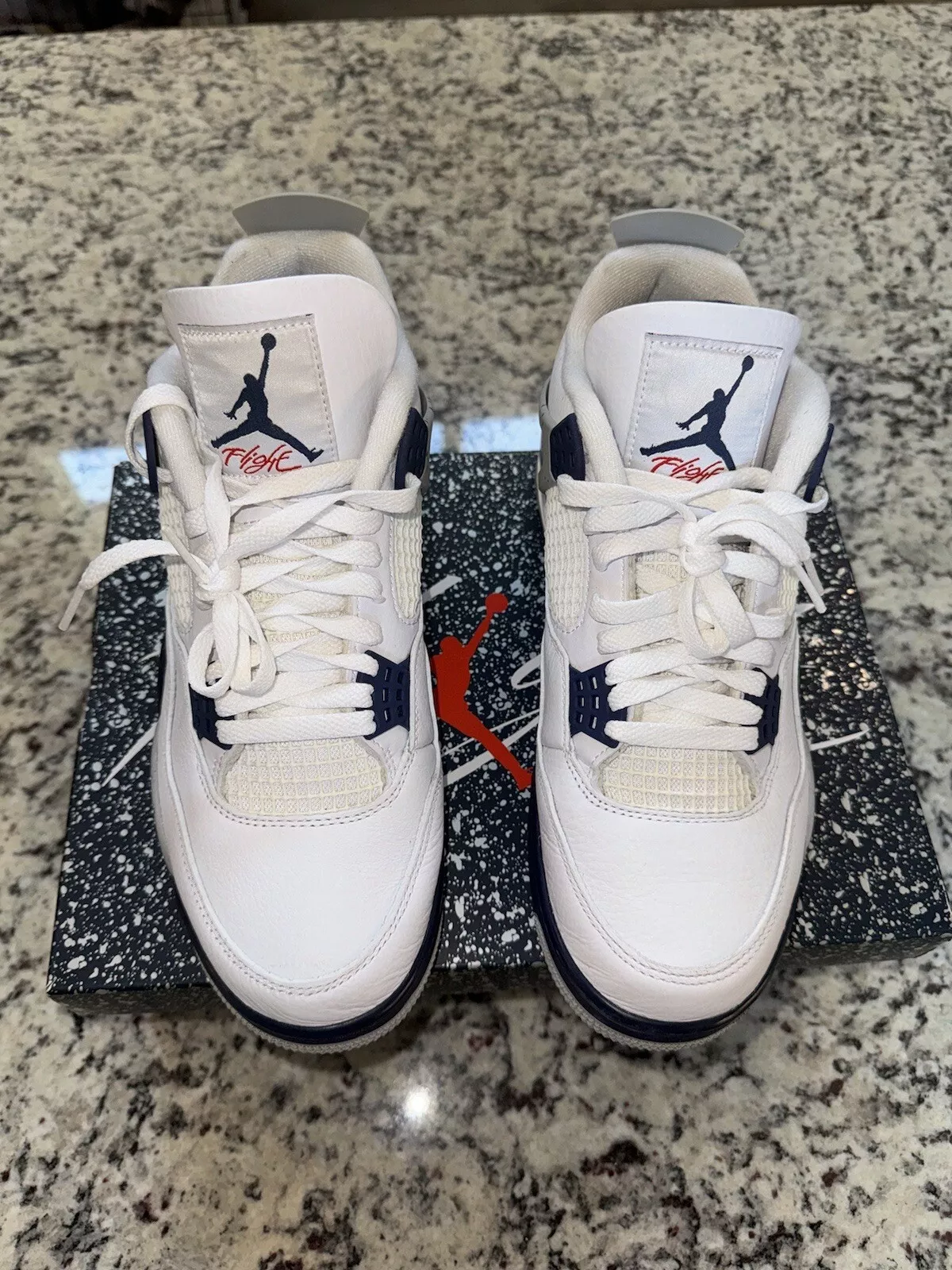 PB Batch  Air Jordan 4 Retro Midnight Navy review 1