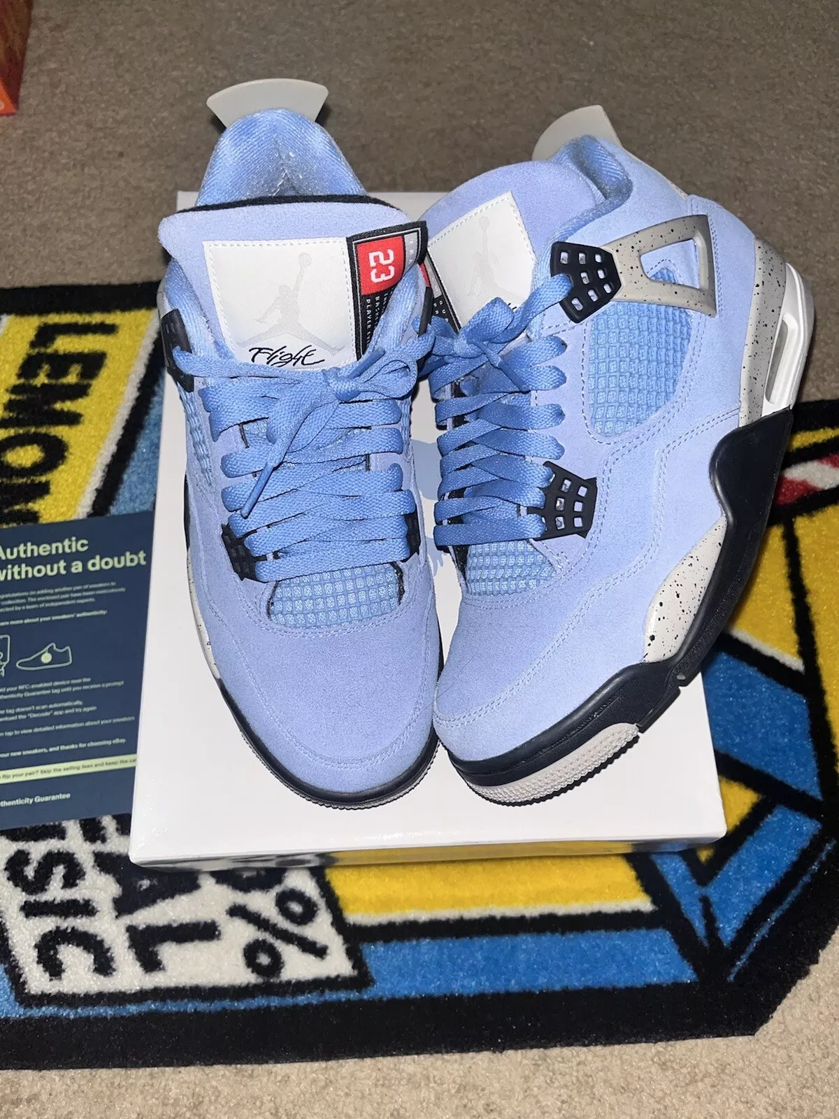 PB Batch  Air Jordan 4 SE University Blue review 1