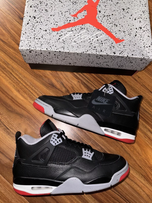 PB Batch  A ir Jordan 4 Retro Bred review 