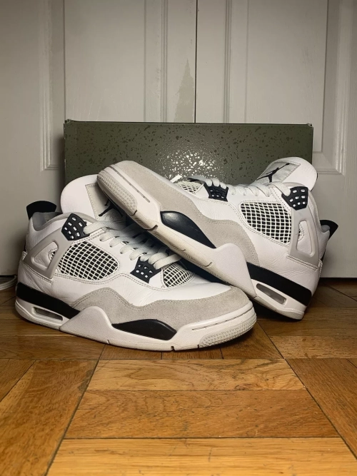 PB Batch  Air Jordan 4 Retro Military Black review 