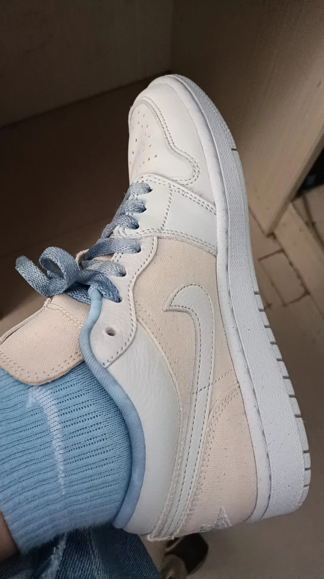 XH Air Jordan 1 Low Canvas review Evelyn 01