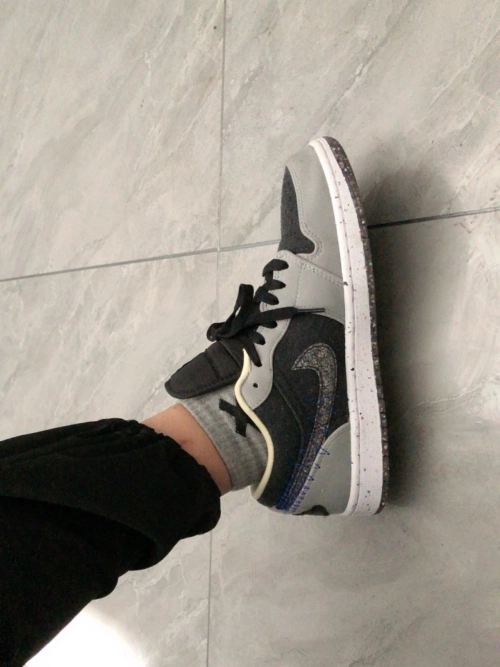 XH Air Jordan 1 Low SE Crater review 