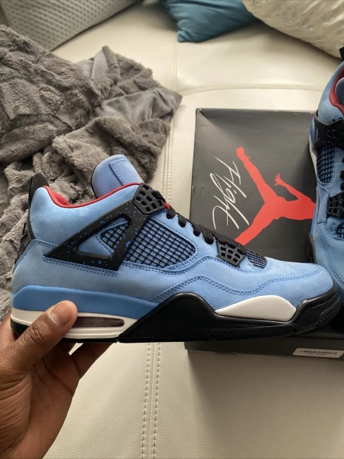 PB Batch  Air Jordan 4 Retro “Houston Oilers” review 