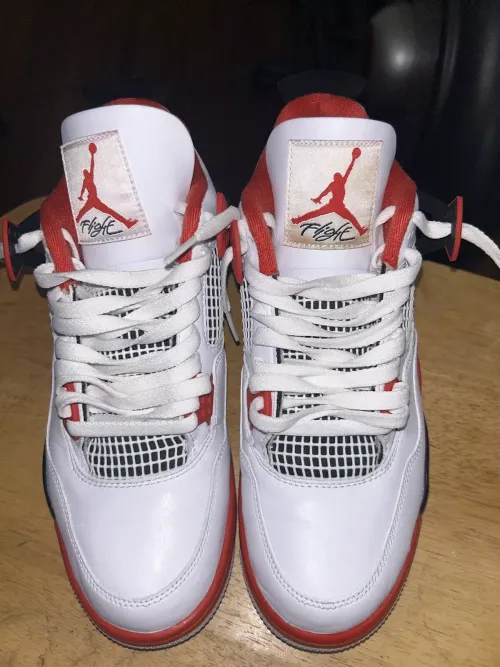 PB Batch  Air Jordan 4 Fire Red review 