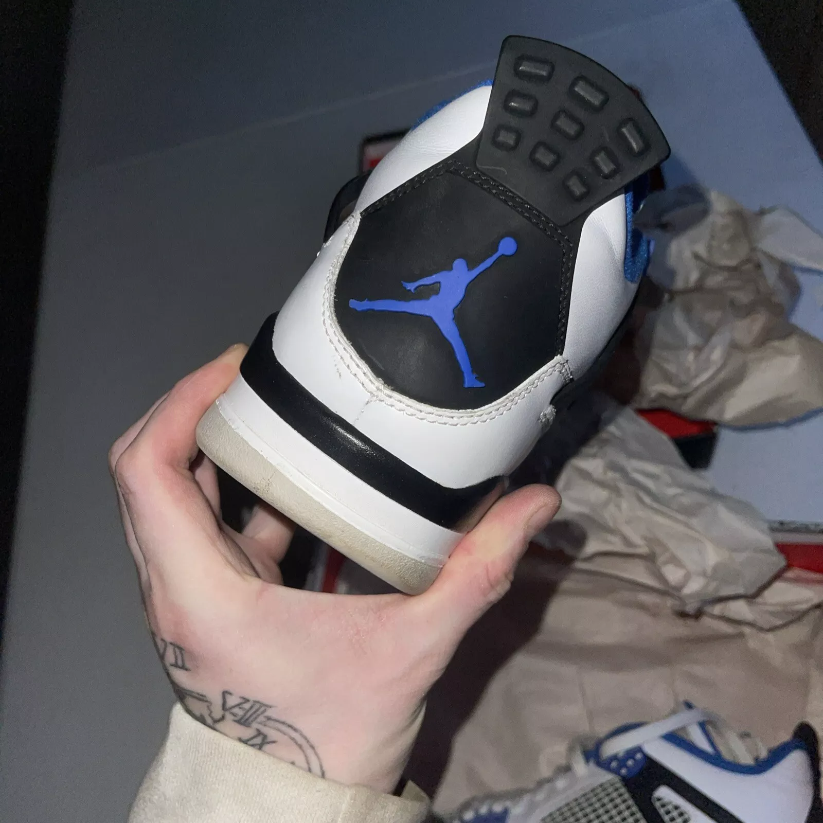 PB Batch  Air Jordan 4 Retro Motorsports review 1