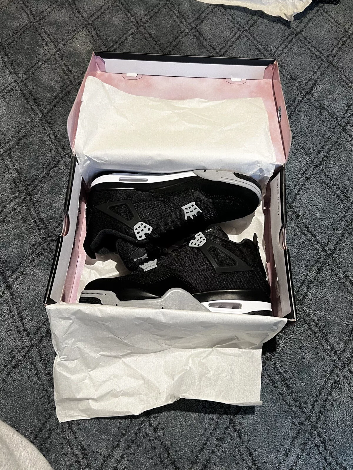 PB Batch  Air Jordan 4 Retro Black Canvas review Amy G 02