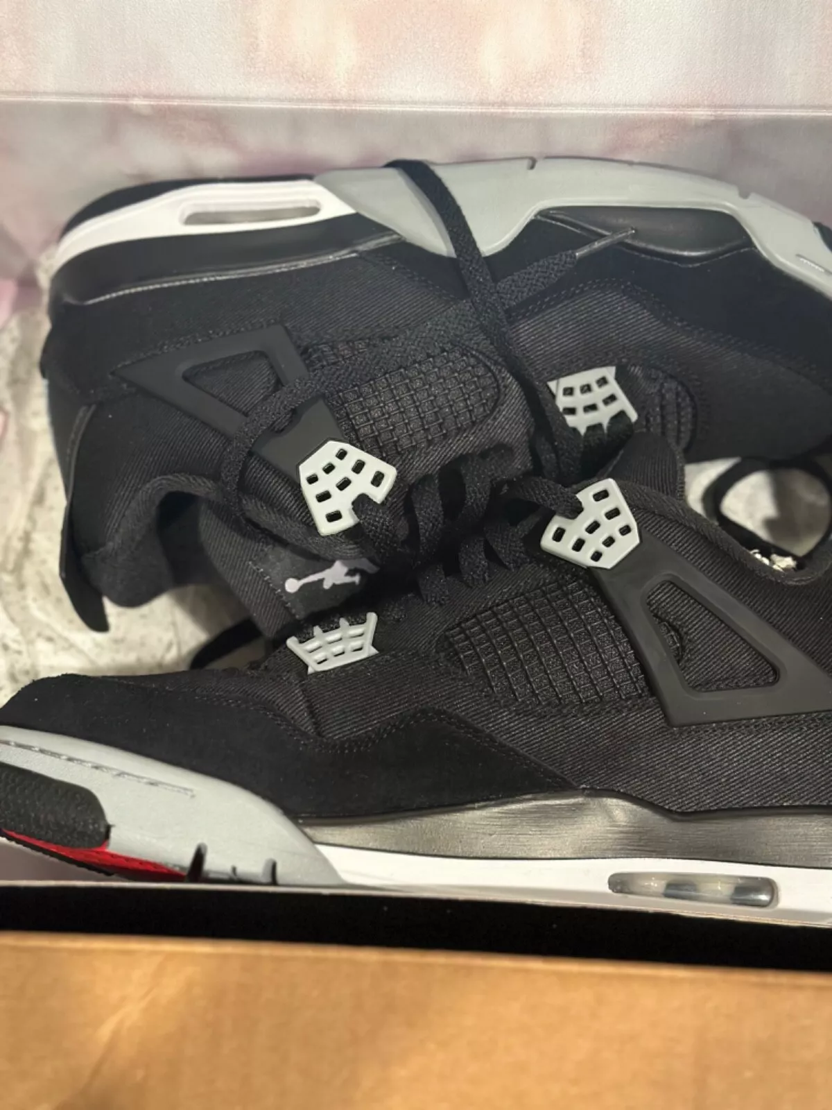 PB Batch  Air Jordan 4 Retro Black Canvas review Rachel Holmes
