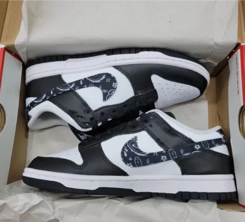GB Nike Dunk Low Black Paisley review 