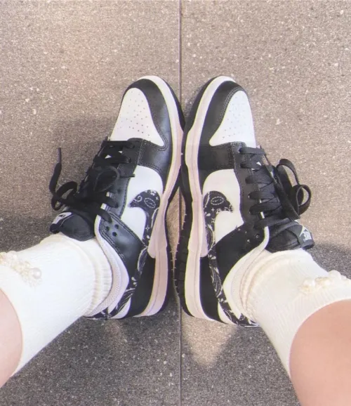 GB Nike Dunk Low Black Paisley review 