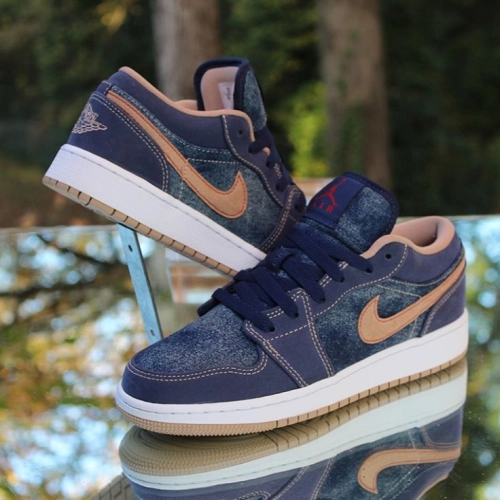 XH Air Jordan 1 Low Denim review 