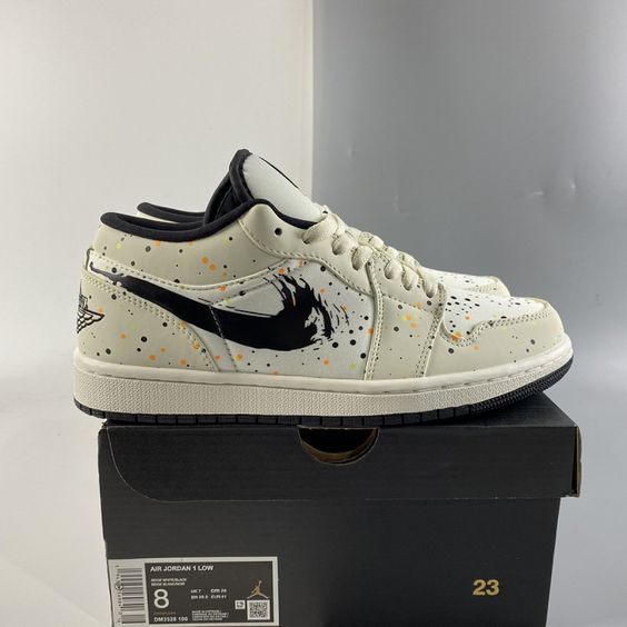 XH Air Jordan 1 Low SE Paint Splatter review Madison 02