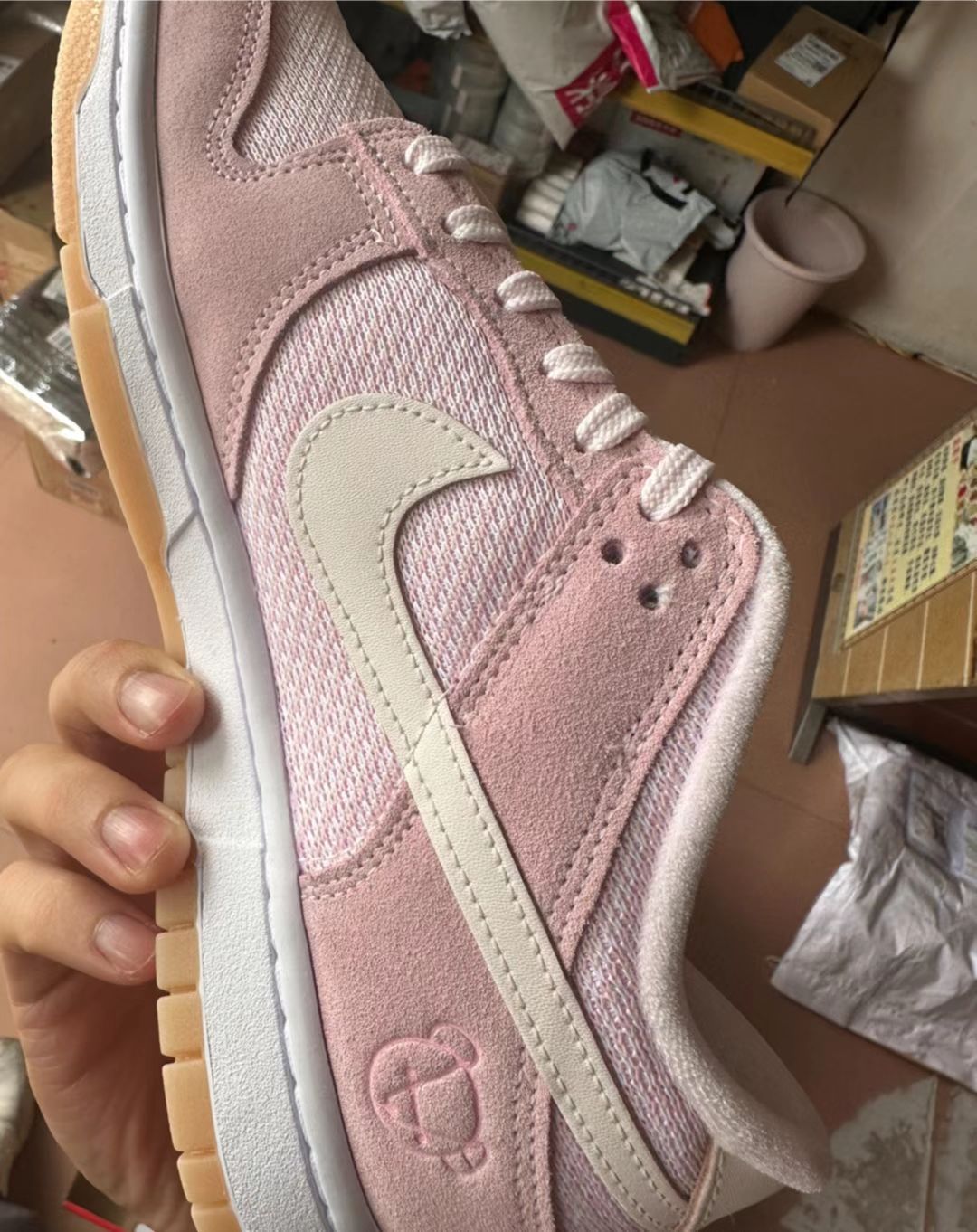 GB Nike Dunk Low Teddy Powder review Nick 01