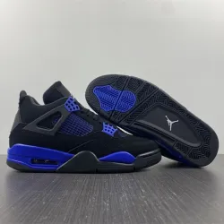 PB Batch  Air Jordan 4 Retro Black Blue review Perrogrande