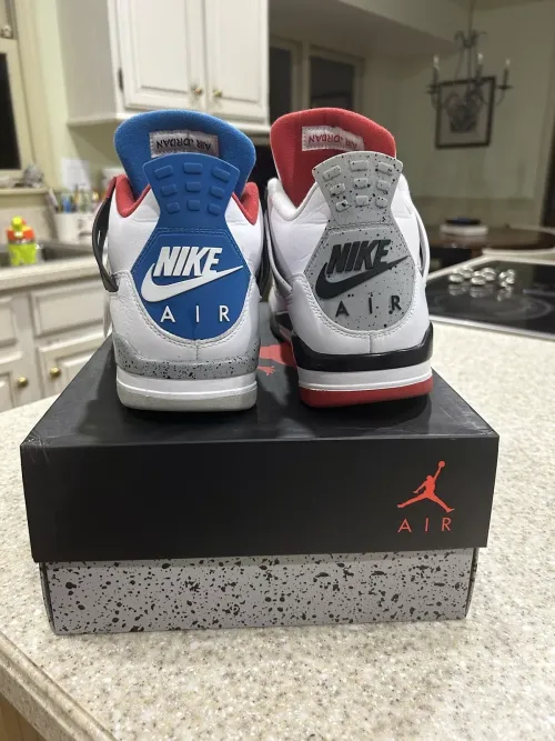 PB Batch  Air Jordan 4 Retro“What The” review 