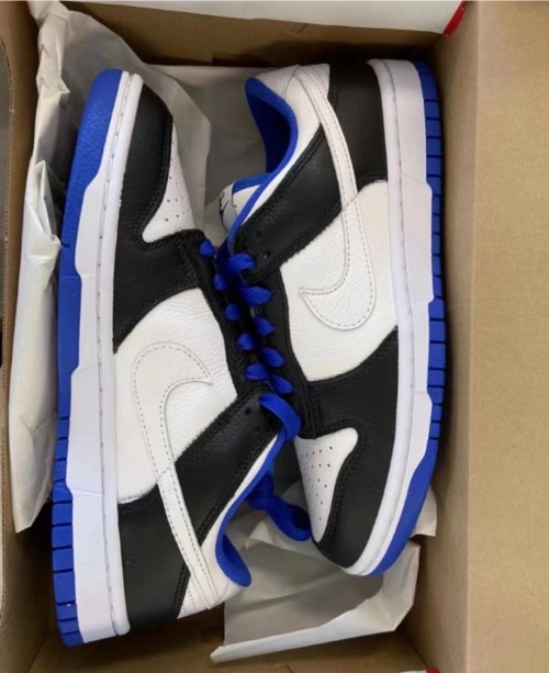 GB Nike Dunk Low White Black Royal review 