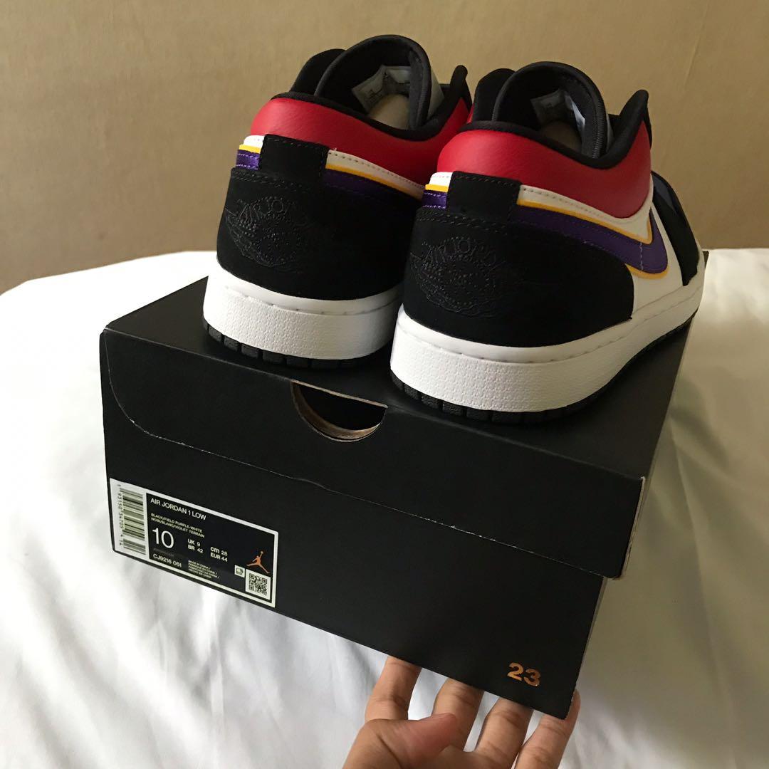 XH Air Jordan 1 Low Lakers Top 3 review Michael 04