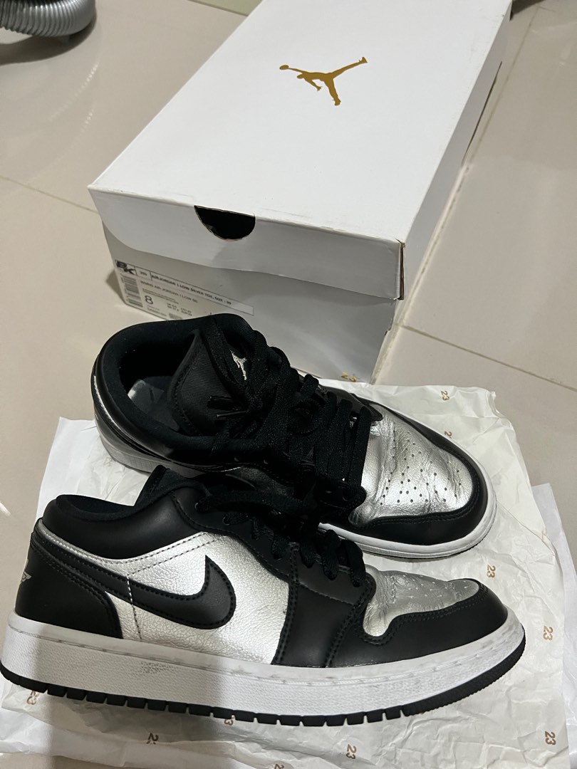 XH Air Jordan 1 Low SE Silver Toe review Lily 01