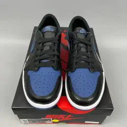 XH Air Jordan 1 Low Black Blue review Ruby 01