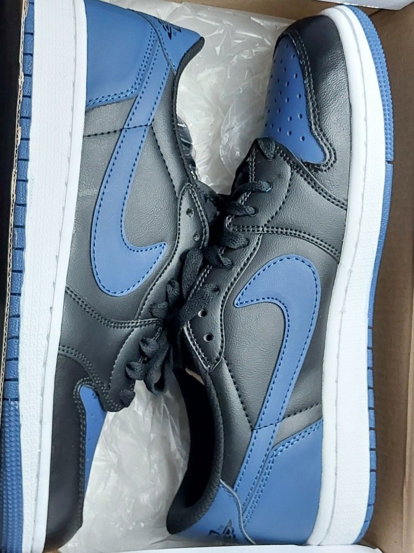 XH Air Jordan 1 Low Black Blue review Grace 02