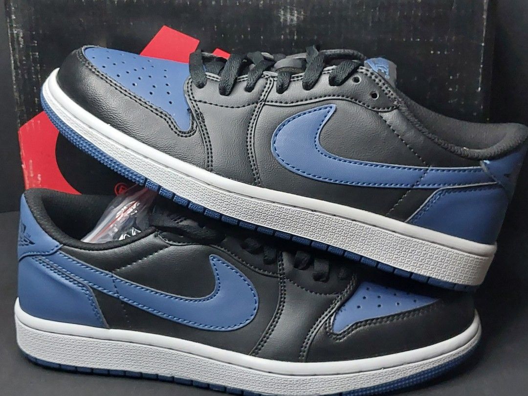 XH Air Jordan 1 Low Black Blue review Grace 04