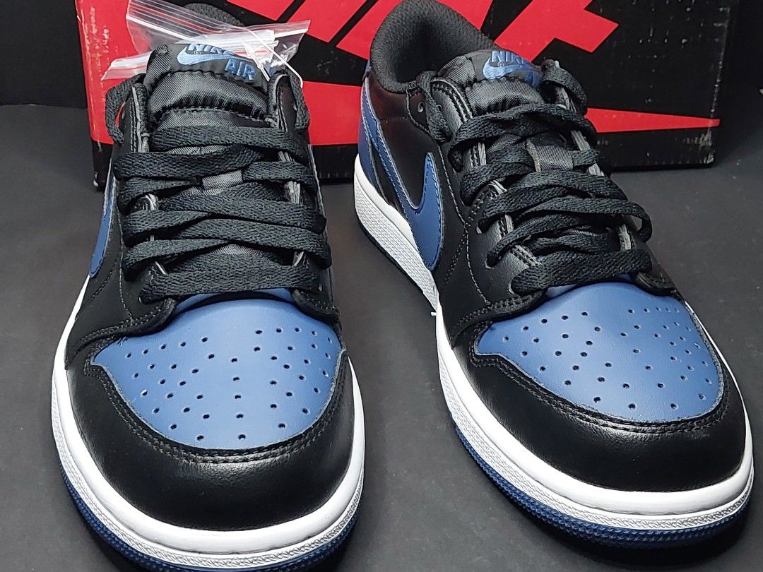 XH Air Jordan 1 Low Black Blue review Grace 05