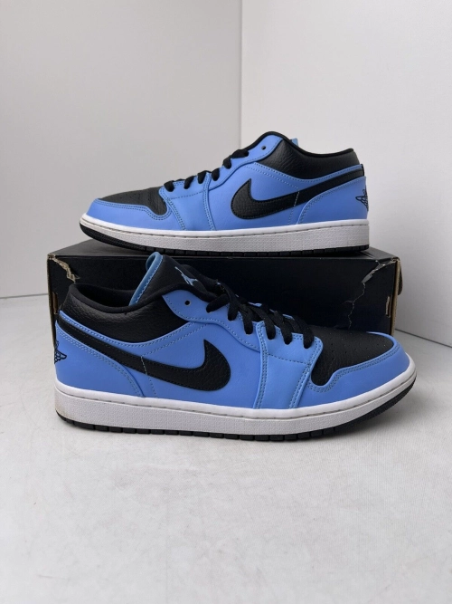 XH Air Jordan 1 Low University Blue Black review 