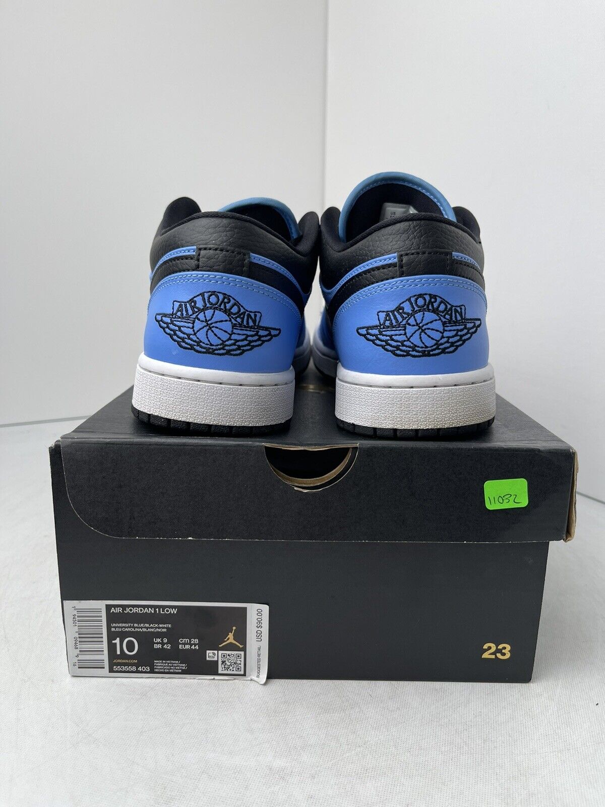 XH Air Jordan 1 Low University Blue Black review Paisley 03