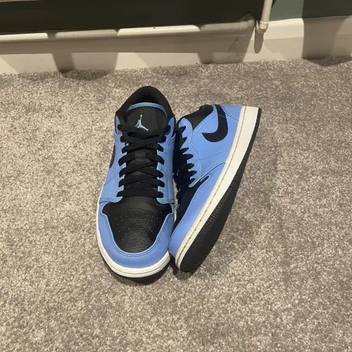 XH Air Jordan 1 Low University Blue Black review 