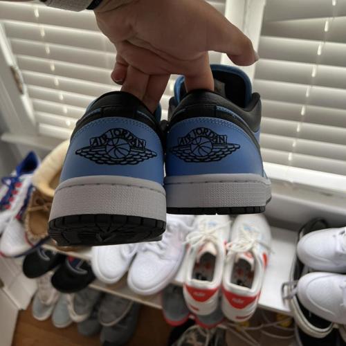 XH Air Jordan 1 Low University Blue Black review 