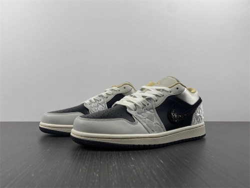 XH Air Jordan 1 Low Black Grey Silk review 