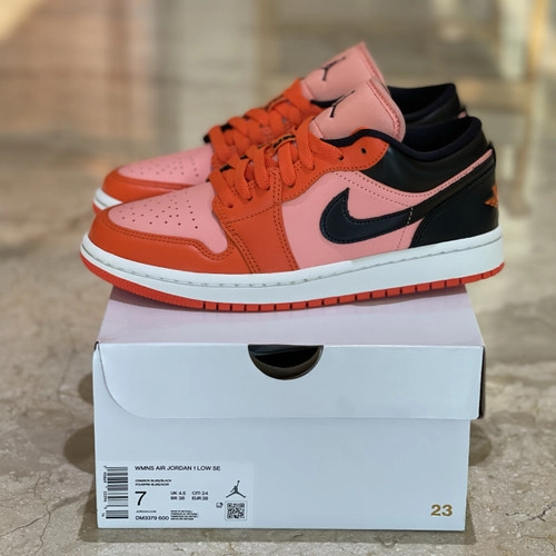 XH Air Jordan 1 Low Orange Black review 