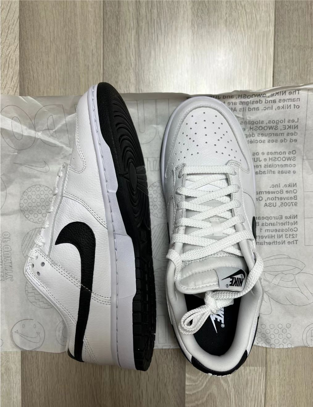 SX Nike Dunk Low White Black review katia 01