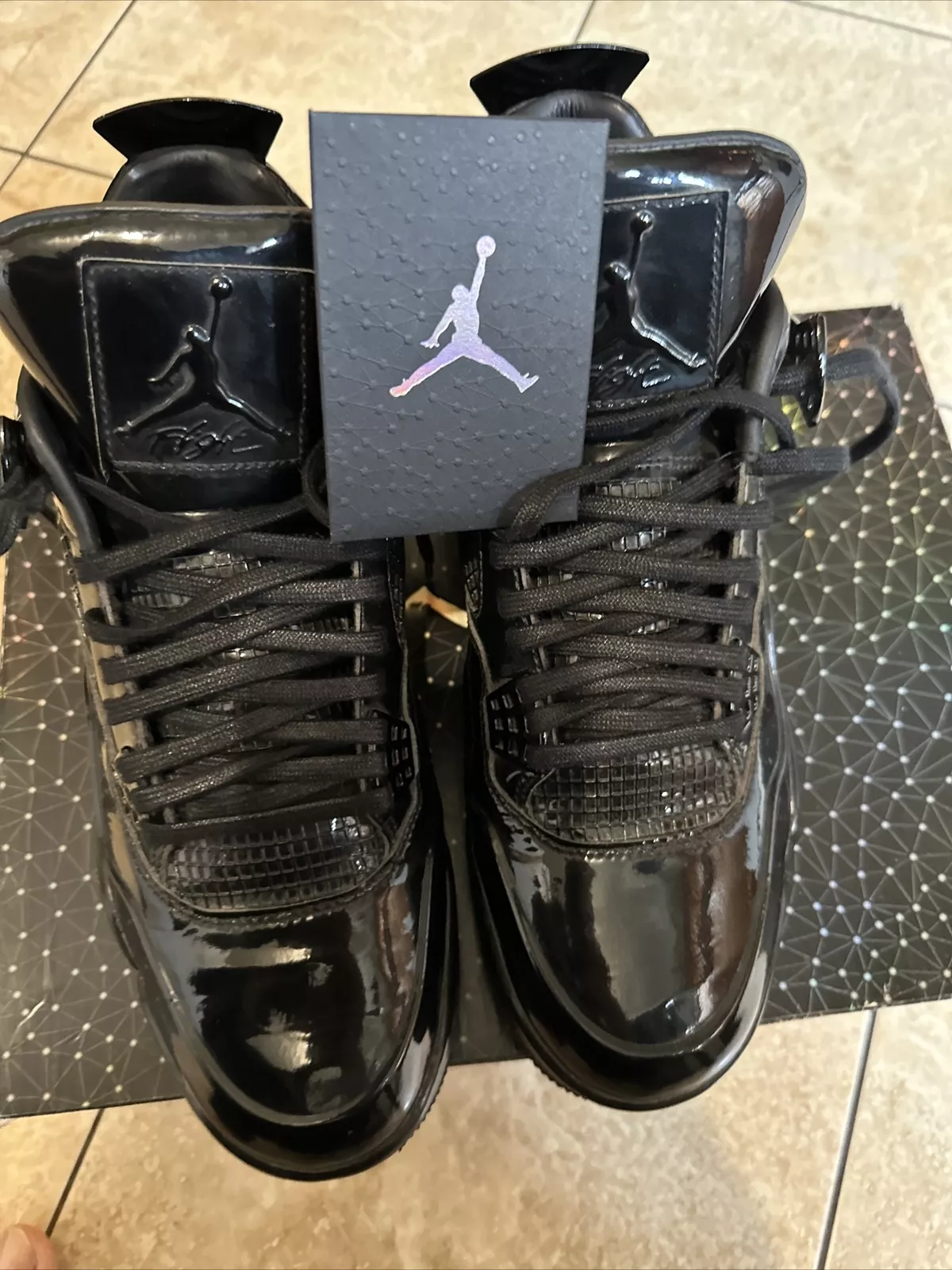 PB Batch  Air Jordan 4 Retro Powder Patent Leather review Mike Bruchac 02